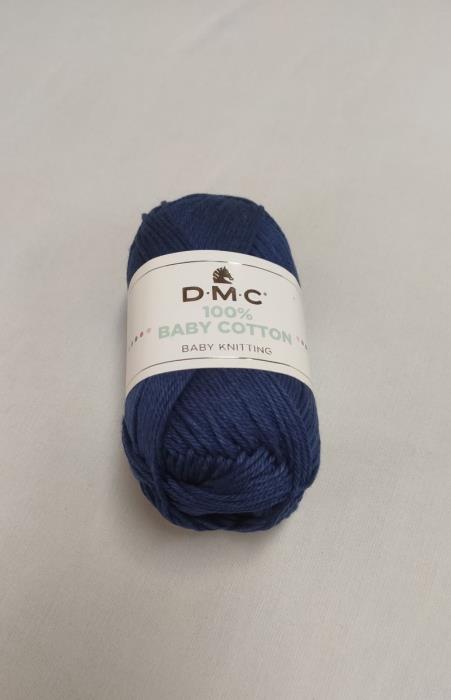 Cotone per maglieria Baby Cotton DMC col. 758 blu