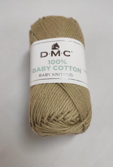Cotone per maglieria Baby Cotton DMC col. 772 sabbia