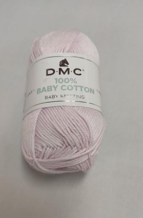 Cotone per maglieria Baby Cotton DMC col. 766 rosa