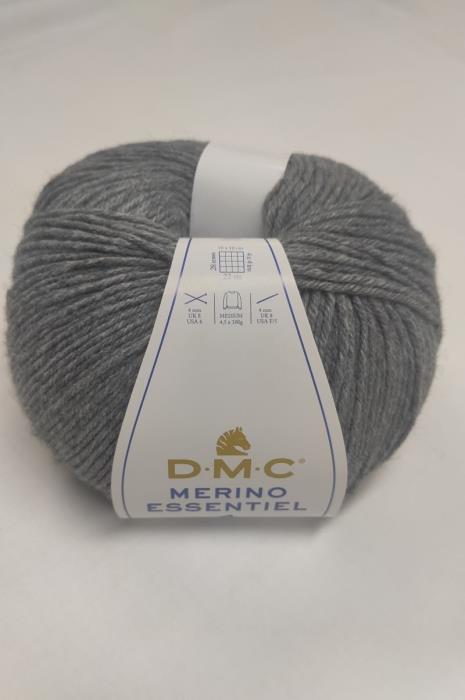 Lana Merino Essentiel n. 4 da 100 gr colore grigio mélange n.891