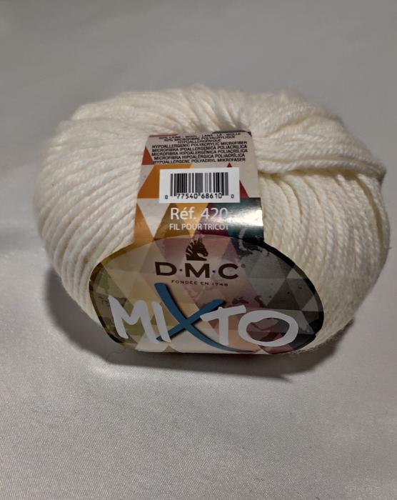 Lana MiXto della DMC 50 % lana - 50% microfibra color panna