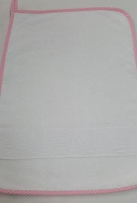 Asciugamano da ricamare asilo rosa 36 x 50
