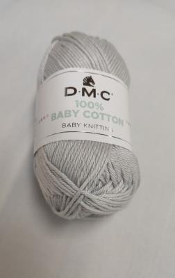 Cotone per maglieria Baby Cotton DMC col. 757 colore grigio perla