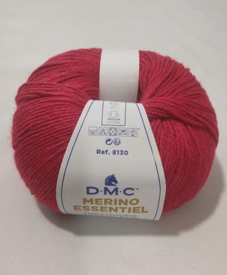 Lana Merino Essentiel n. 4 DMC da 100 gr colore rosso ciliegia 870