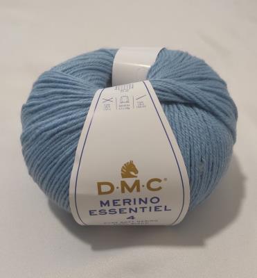 Lana Merino Essentiel n. 4 DMC da 100 gr. colore azzurro 884